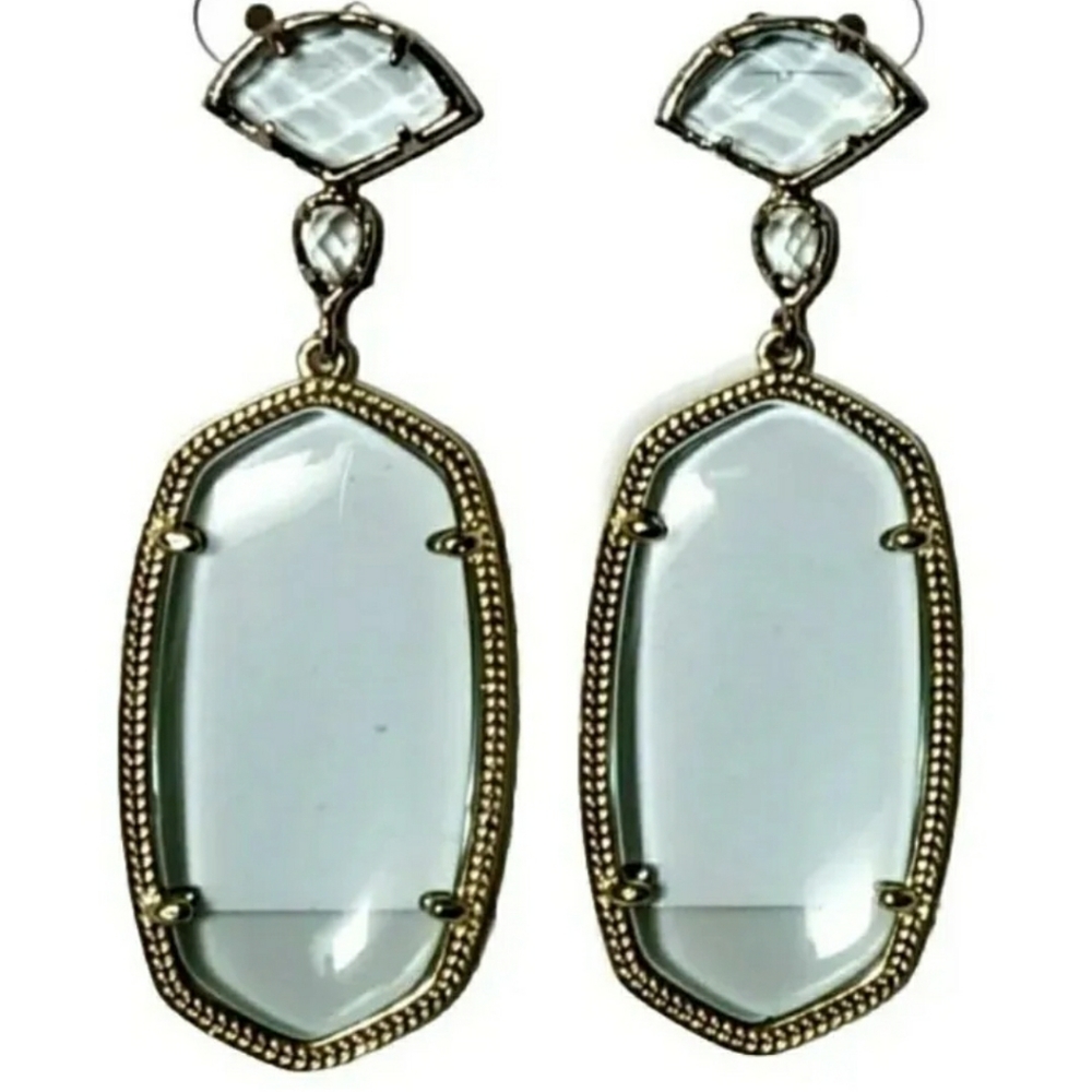 Kendra Scott Vintage Light Blue Quartz Statement Necklace - Picture 4 of 4